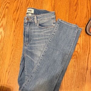 PAIGE Hoxton Skinny Women's Light Blue Skinny Jeans 28